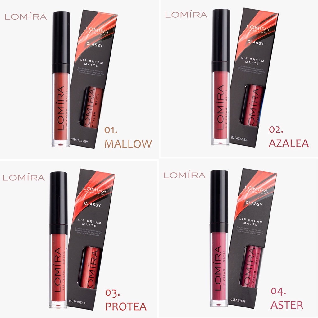 ✨ AKU MURAH ✨ LOMIRA LIP CREAM MATTE BPOM ORIGINAL