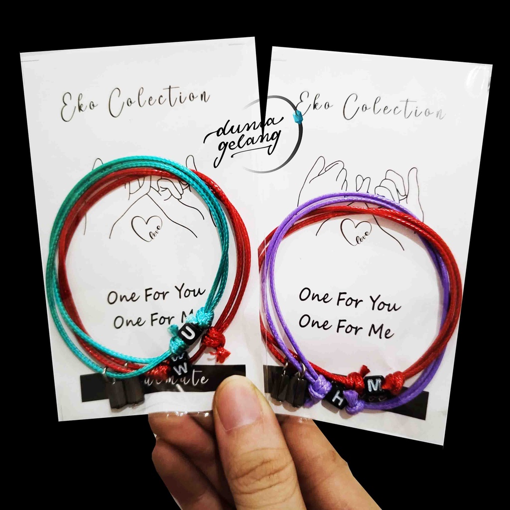 SET GELANG COUPLE MAGNET / MAGNETIC COUPLE BRACELET / DUNIA GELANG