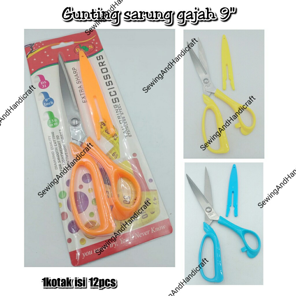 

Gunting Sarung Gajah/ Gunting Sarung Gajah 9 inci