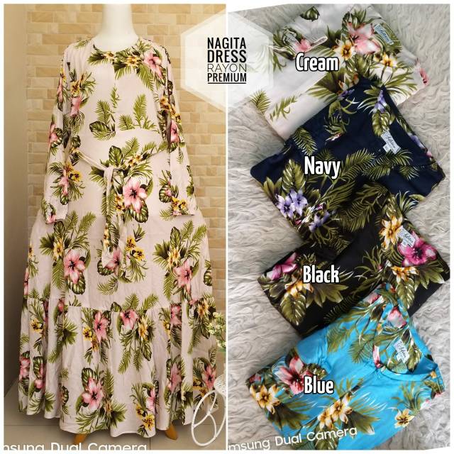 NAGITA DRESS Rayon Super