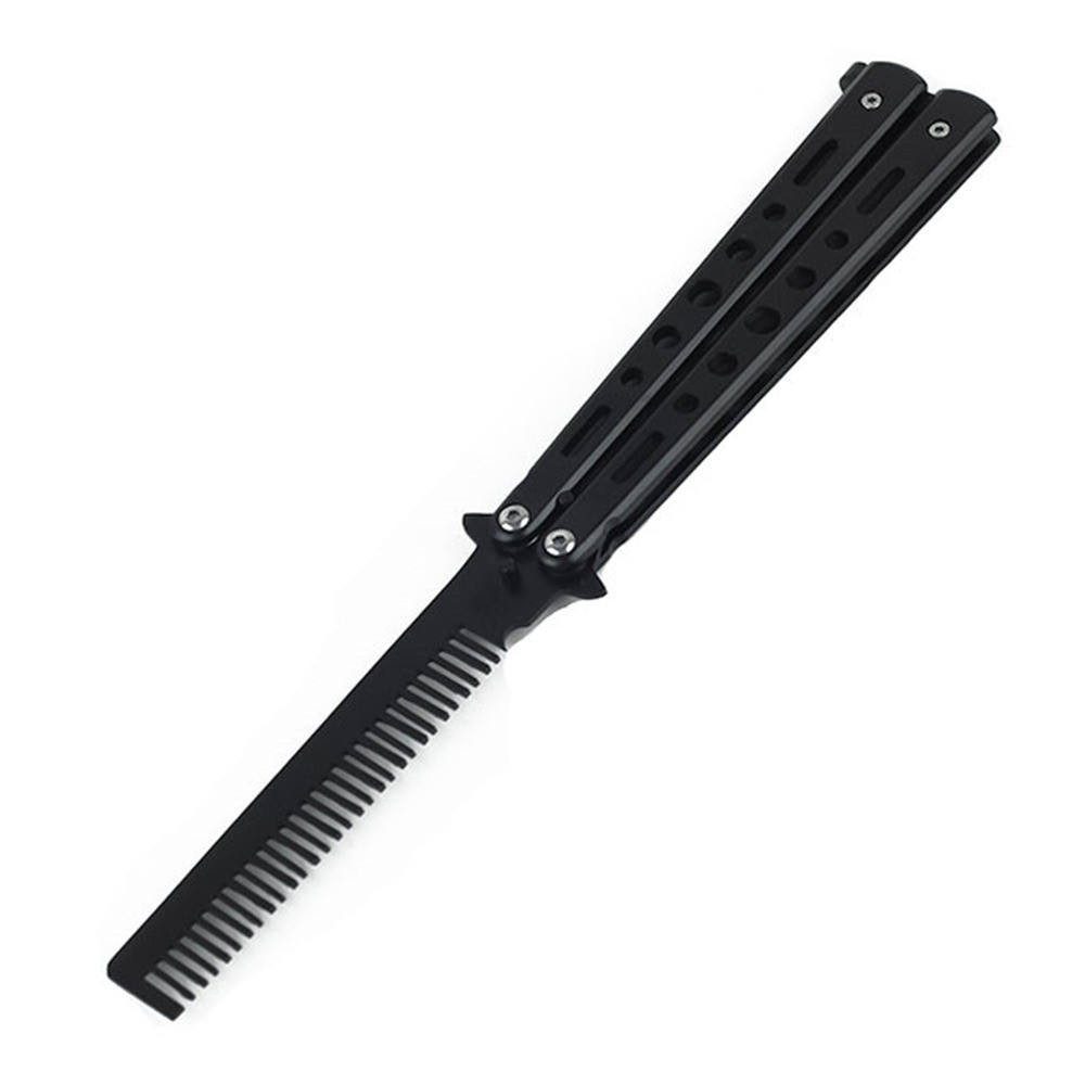 Sisir Besi Lipat Butterfly Knife Sisir Bela Diri Balisong Benchmade