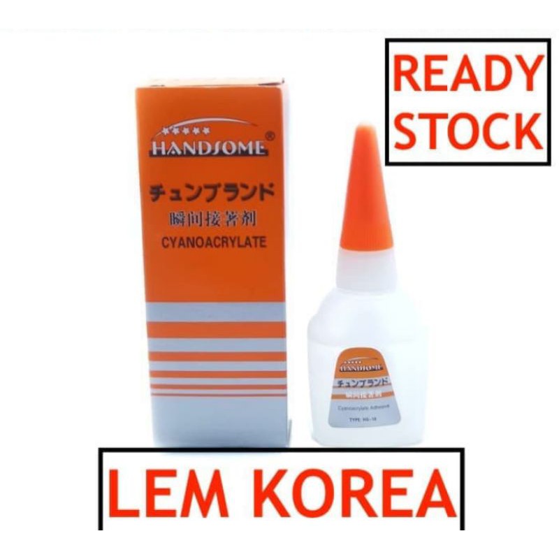 

Lem Korea Handsome HS-10 Lem Serbaguna Kualitas Super Kuat