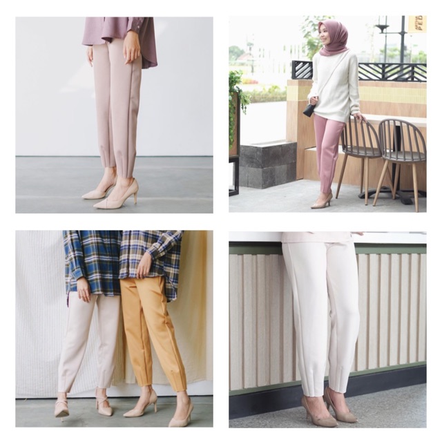 Alladin Pants ( Trend Alert ) Celana Office Wanita Tebal Premium Ngaret