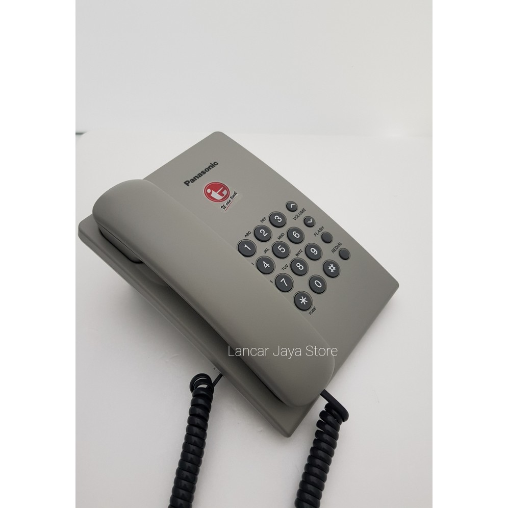 Telepon Kabel Panasonic KX-TS505 (Abu) Telpon Cable Panasonic KX-TS505