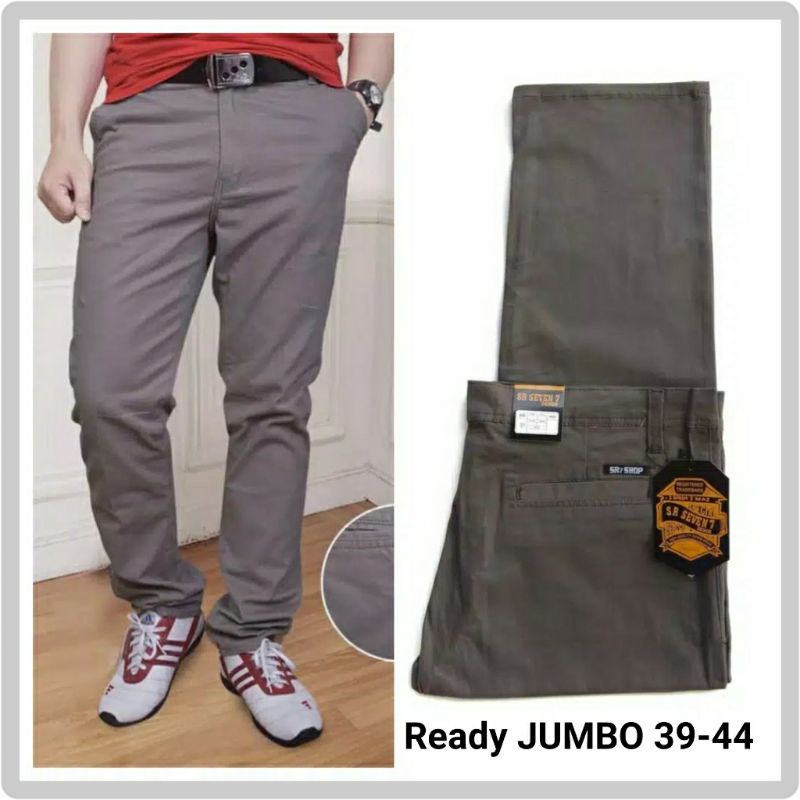 Big Size Celana Chino Panjang Pria premium Reguler Fit 27-44