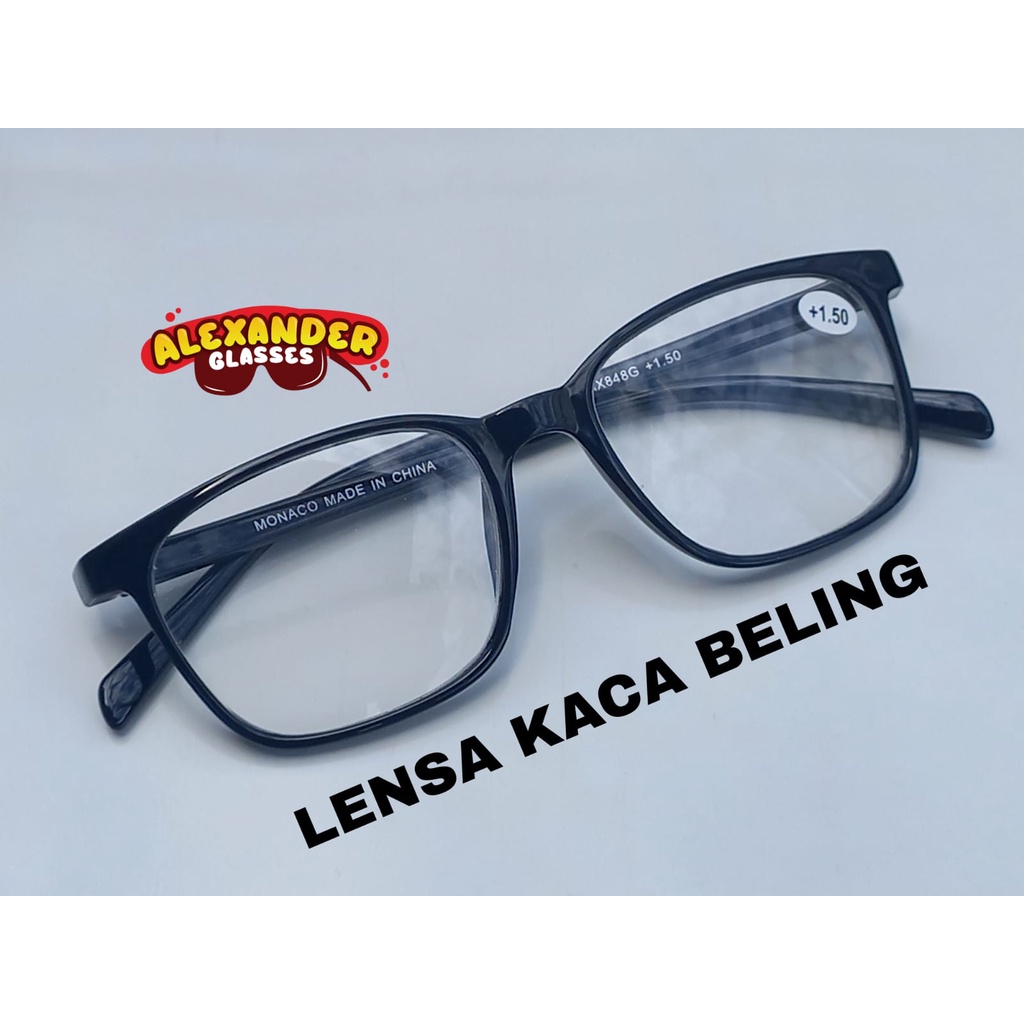 RK Terbaru Kacamata baca plus pria asli lensa KACA kacamata super fokus kacamata baca khusus rabun