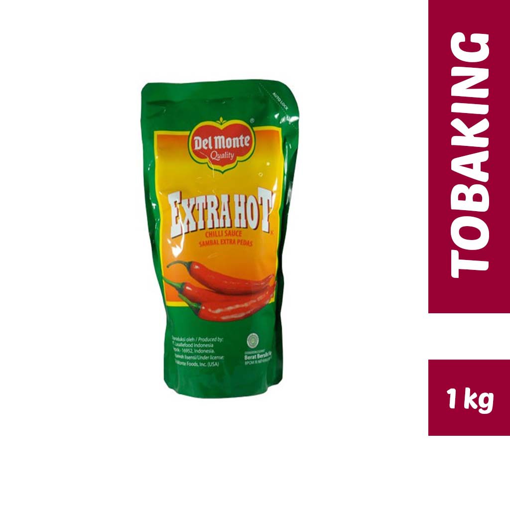 

Delmonte Saus Sambal Extra Hot Chilli Pouch 1000 gr