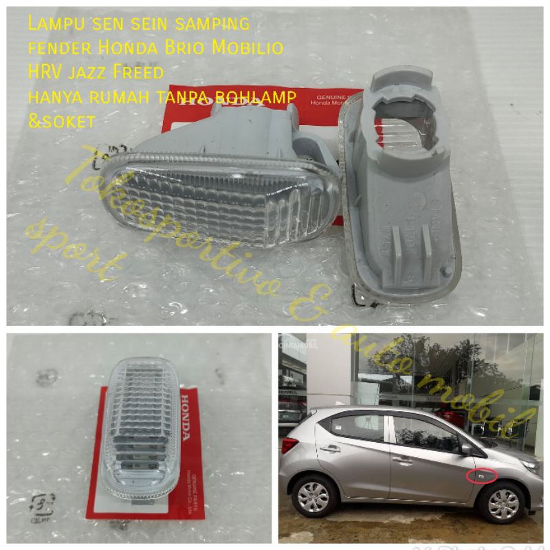 Lampu sen sein reting samping fender bumper Honda Brio Mobilio jazz HRV freed