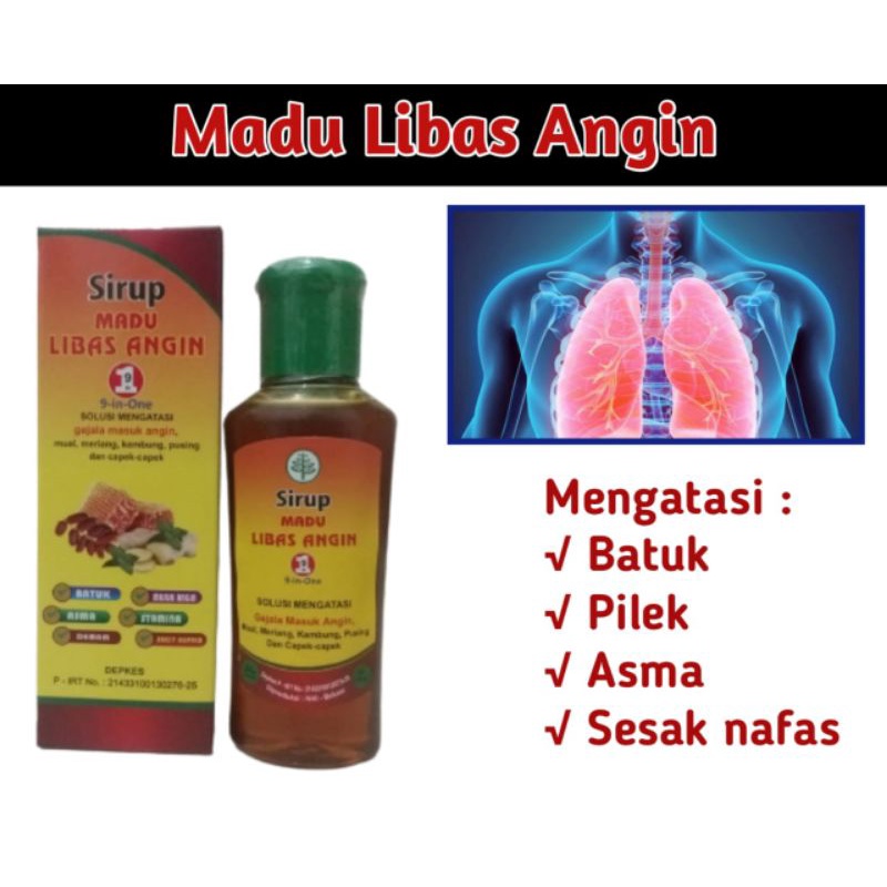 

Herbal MADU LIBAS ANGIN Sesak Nafas Sakit asma