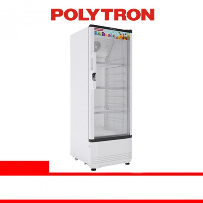 SHOWCASE POLYTRON SCN-181 3 Rak 180 Liter HANDLE BERGARANSI