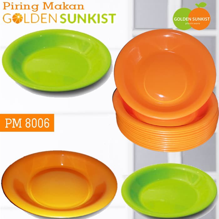 GOLDEN SUNKIST PIRING MAKAN PM8006