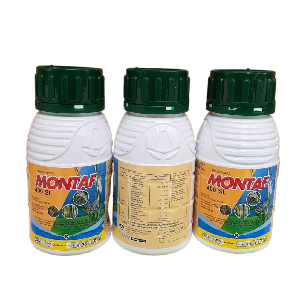 Insektisida Montaf 400 SL 200ml Bahan aktif dimehipo 400g/l Dimocel Manuver Spontan Prima hipo