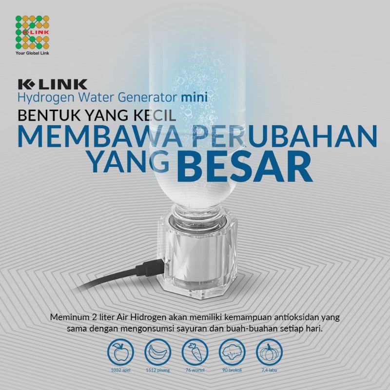 Hidrogen Water Mini K-LINK