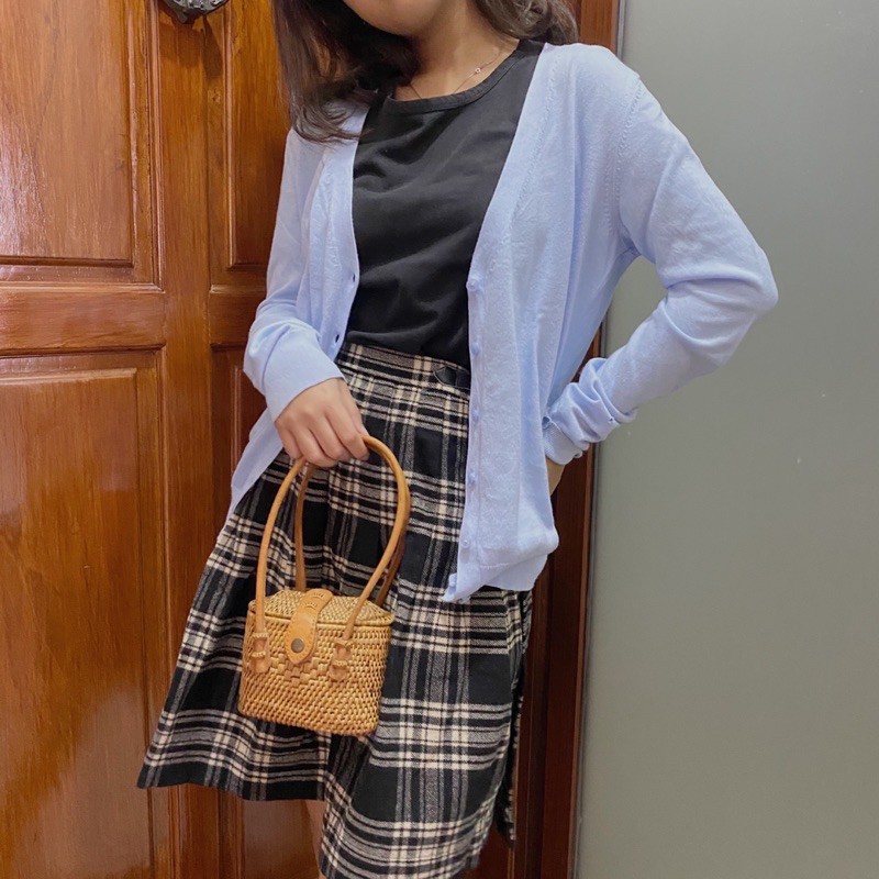 UNIQLO CARDIGAN BIRU