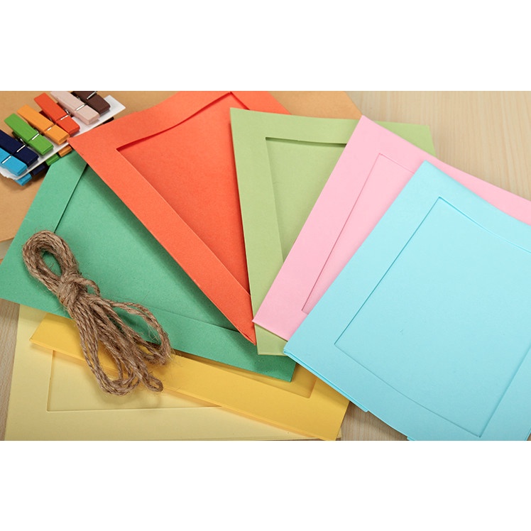 frame foto warna-warni/ frame foto isi 10 buah/ frame foto ukuran 4R/ frame foto murah/ frame foto u