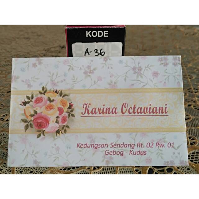 

AMPLOP KONDANGAN MOTIF BUNGA