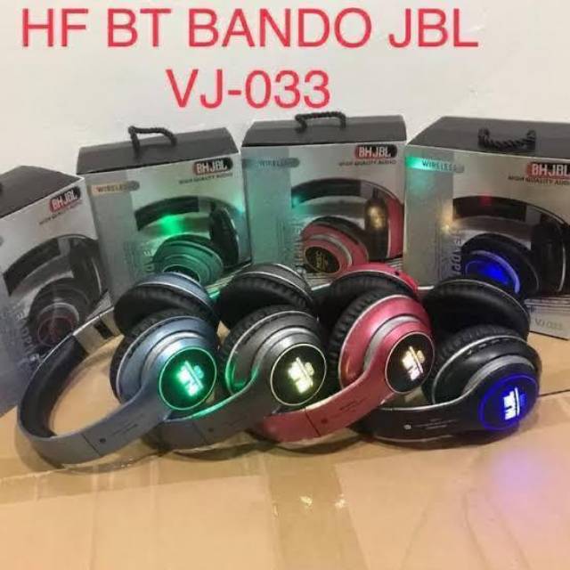Headset / Headphone Bluetooth Bando JBL VJ-033 SuperrBass