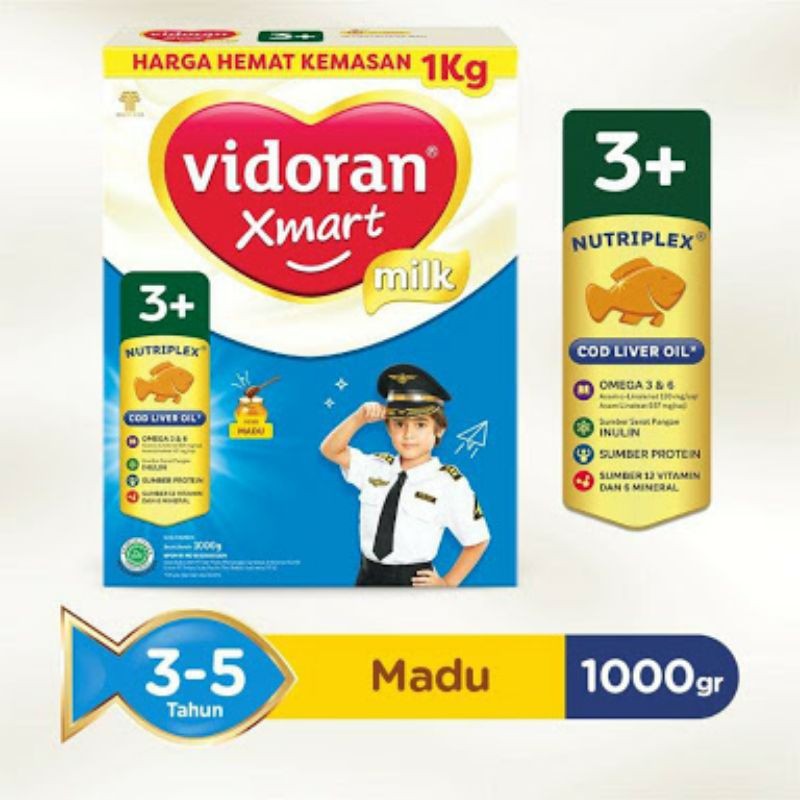 

susu vidoran xmart 3+ 1000gr