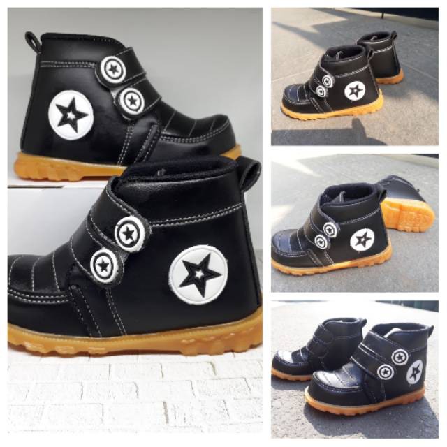 SEPATU ANAK ALL STARLHITAM USIA 1 2 3 4 5 TAHUN | BOOT ANAK LAKI LAKI