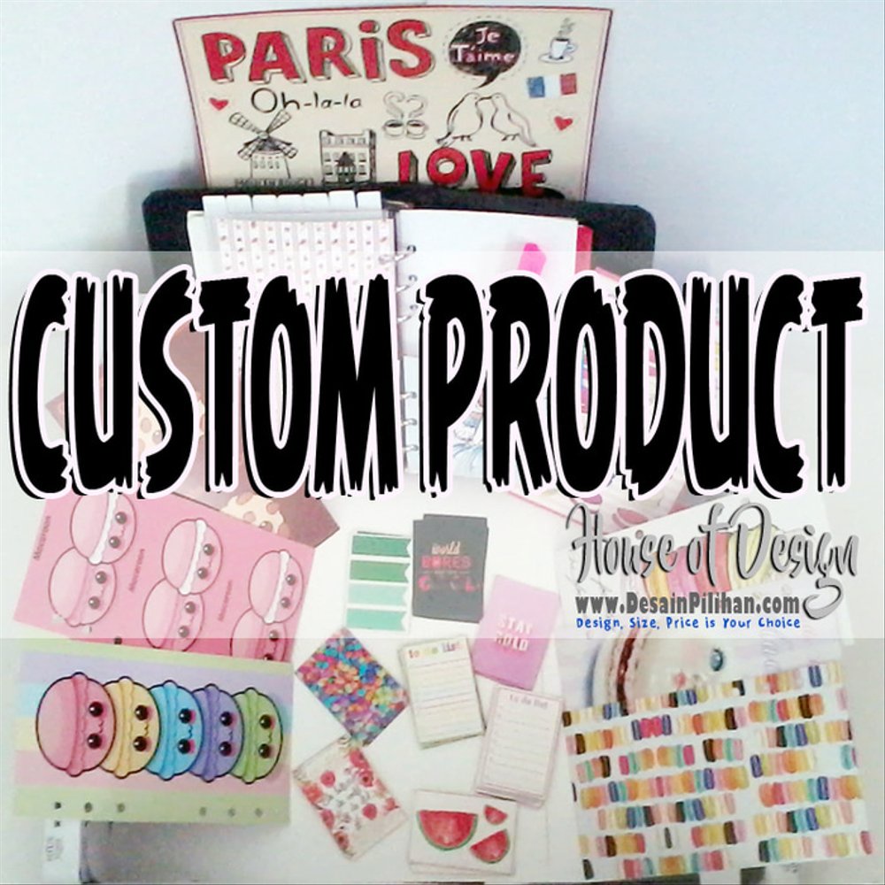 

Pesanan custom kertas binder custom design an. Anggi