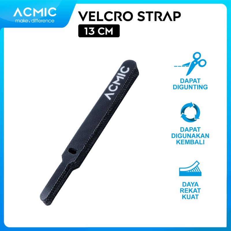 Velcro Cable Tie Strapping Cable Tali Pengikat Kabel Cable Organizer