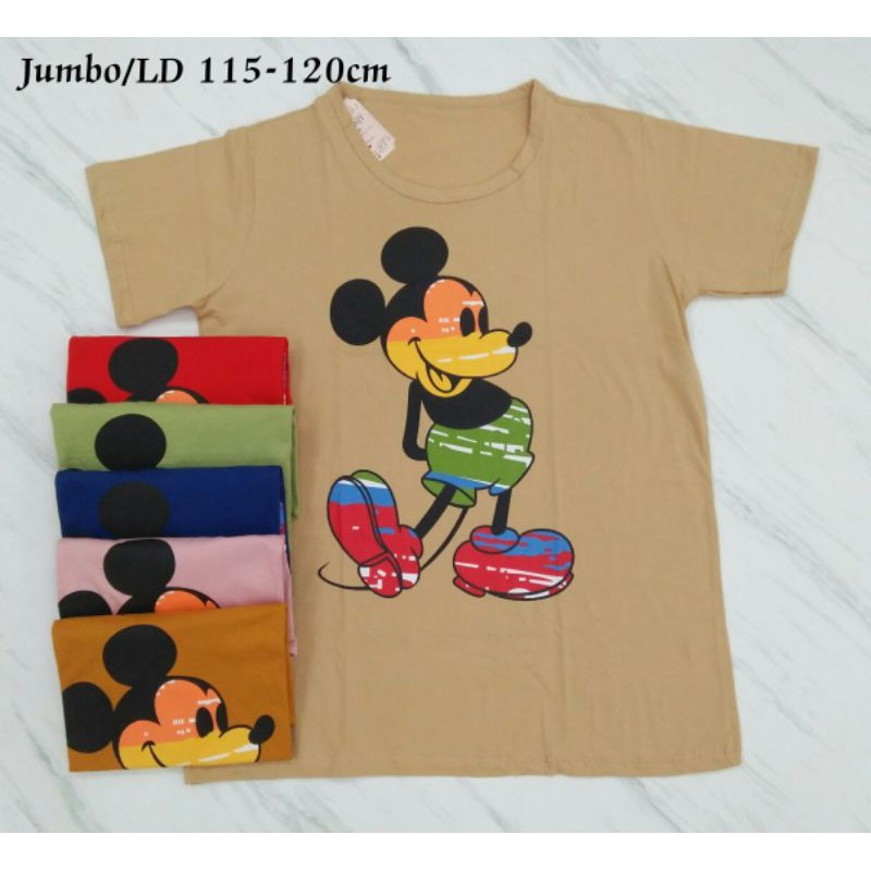 KAOS DEWASA MICKEY MOUSE COLOURFUL