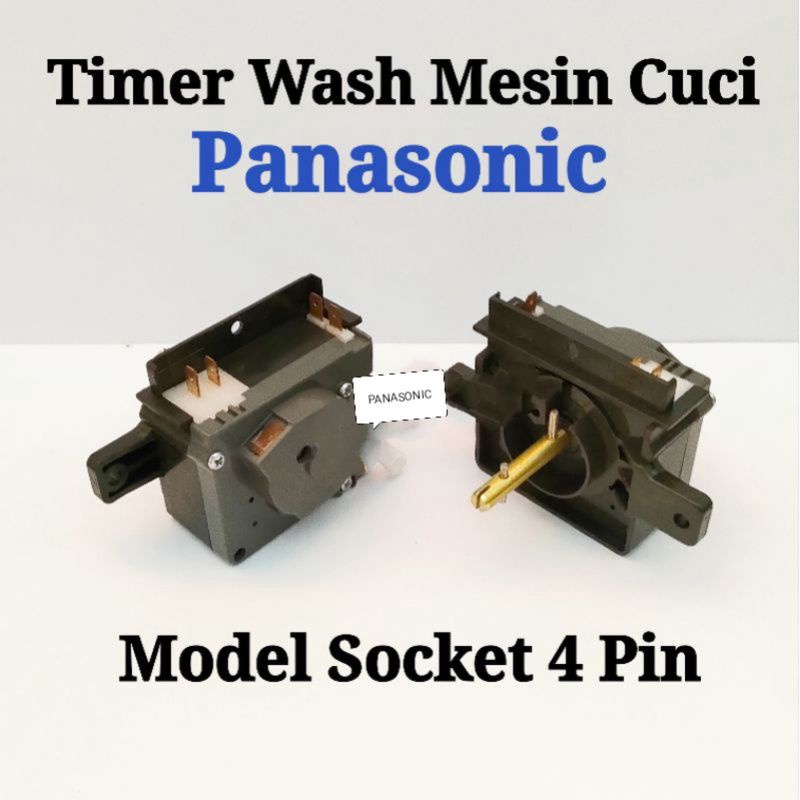 Timer Socket Mesin Cuci NATIONAL/PANASONIC 4 Pin - Timer Wash Socket 4