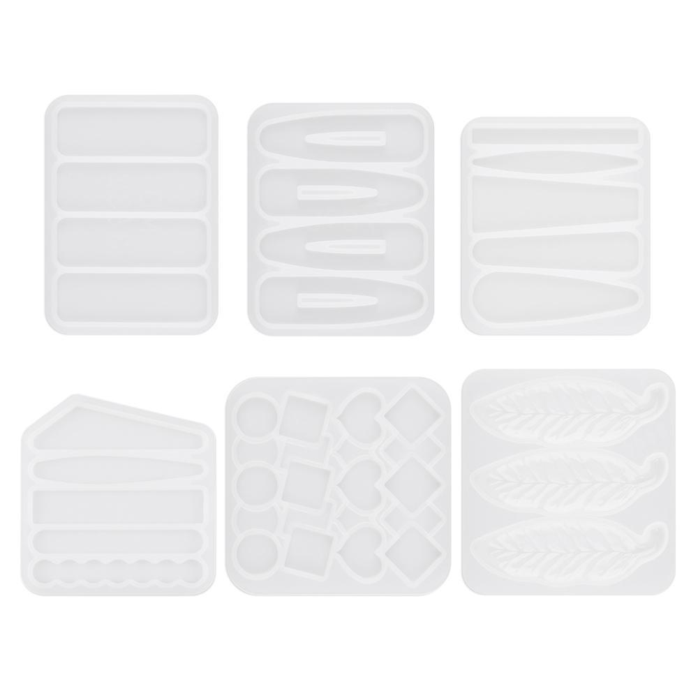 Preva Klip Rambut Cetakan Perhiasan Aksesoris Liontin Membuat DIY Silikon Silica Gel Drop Lem Resin