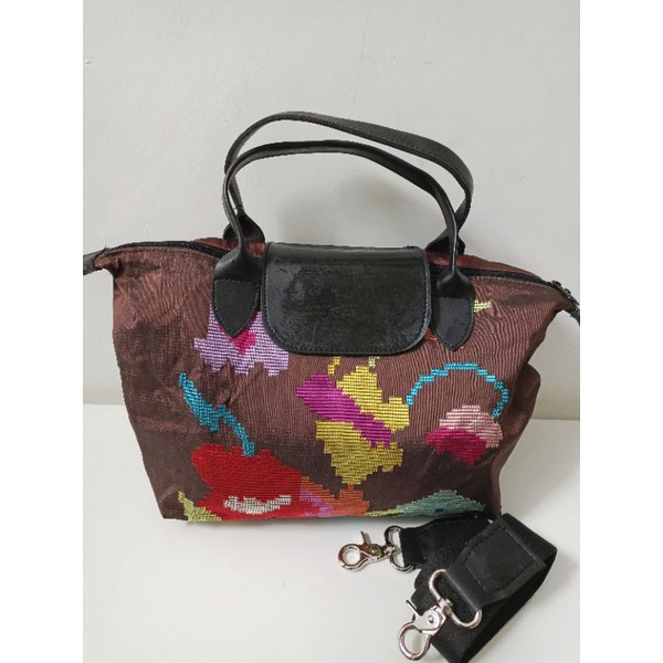 Preloved Ala LC Kain Sutra Mix Kulit Asli