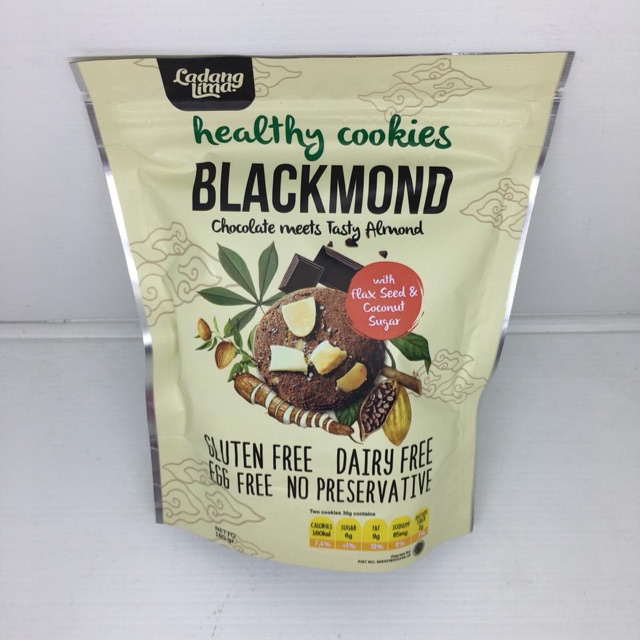 

Ladang Lima Gluten Free Blackmond Cookies 180 gram