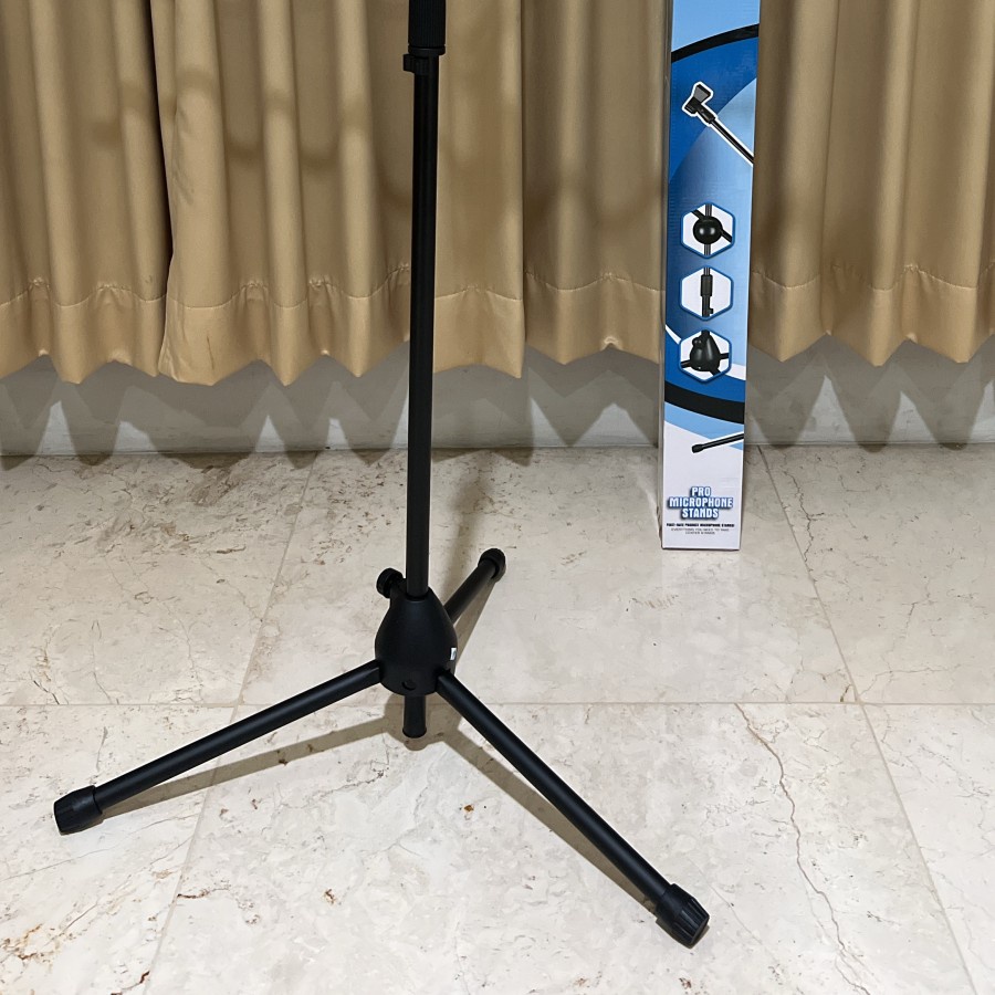 MICROPHONE STAND MIC MIK DUDUKAN PEGANGAN BERDIRI KREZT NB-200