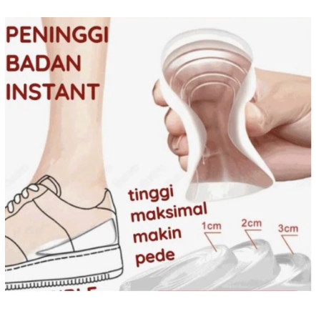 BAROKAH GAMIS Peninggi Badan Instant Transparant sepasang Kiri Kanan