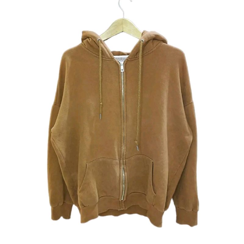 Zipper hoodie ysk company brown