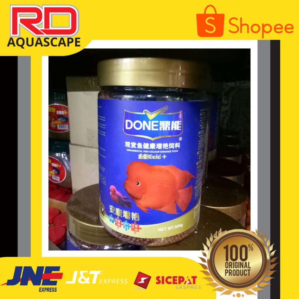 

DONE makanan ikan perot/lohan 500gr pakan ikan ORIGINAL-GARANSI