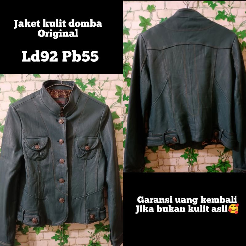jaket kulit ori/second branded