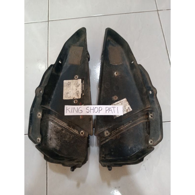 side cover tutup aki rx king hijau 1997 original