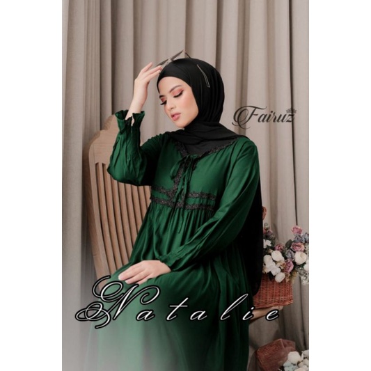 Daster arab FAIRUZ NATALIE Maxi Dress Rayon Super Kekinian