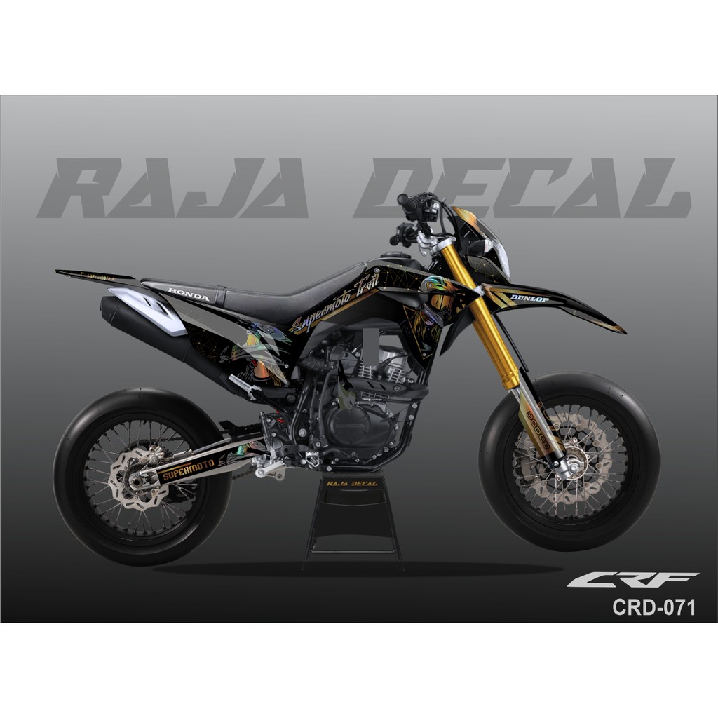 Decal Sticker CRF Supermoto Cantik Motocross Grass Track CR 070