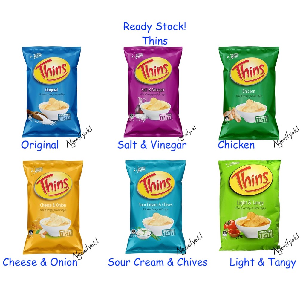 Thins Potato Chips Australia Shopee Indonesia