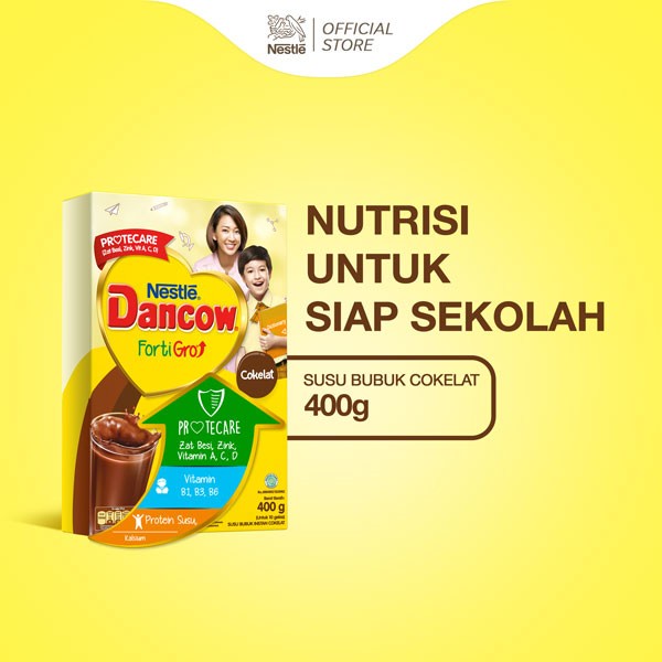 

Nestle DANCOW FortiGro Susu Bubuk Susu Anak Coklat 400g