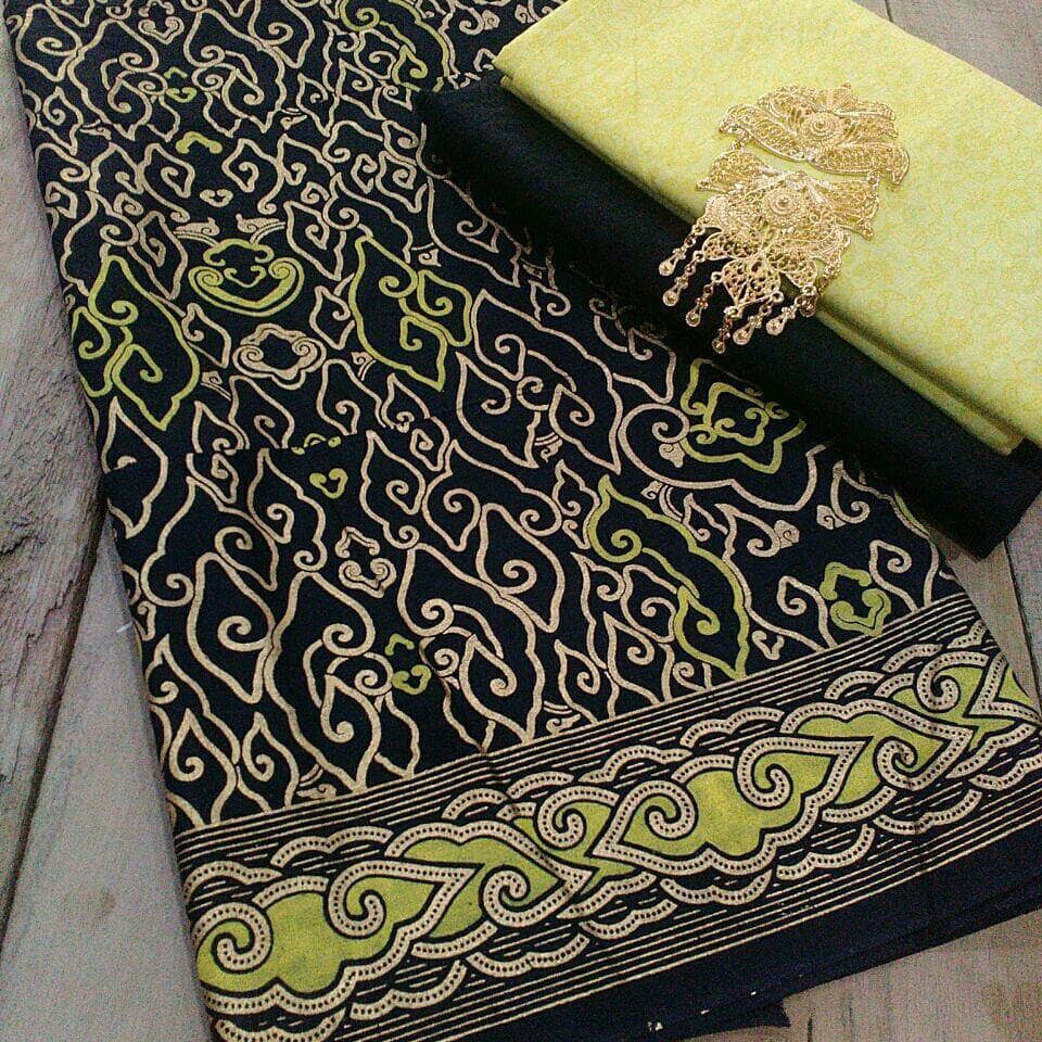 Batik Premium B218 Kain Batik Prada Mega Mendung ...