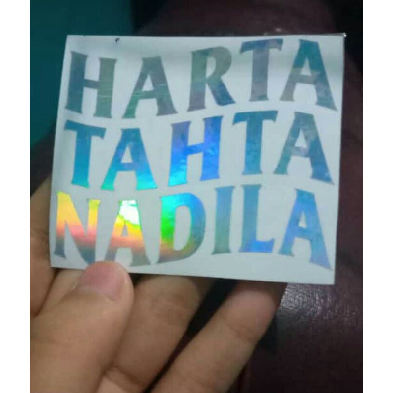 

Stiker nama