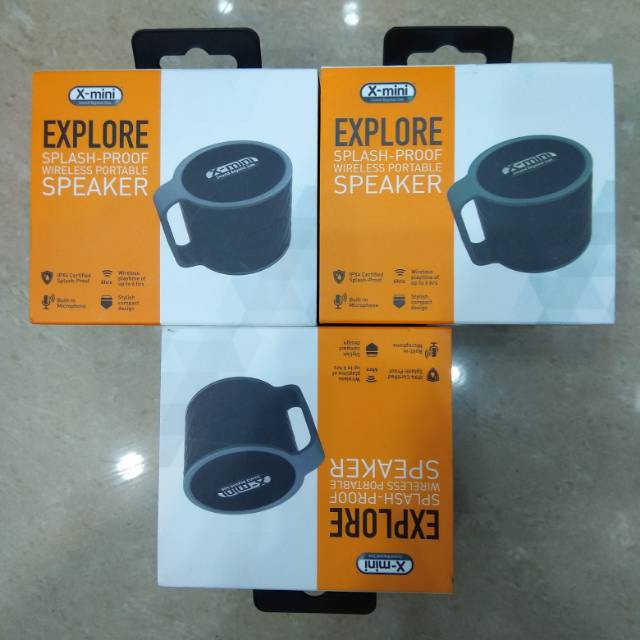 X Mini Explore Wireless Portable Speaker   Hitam