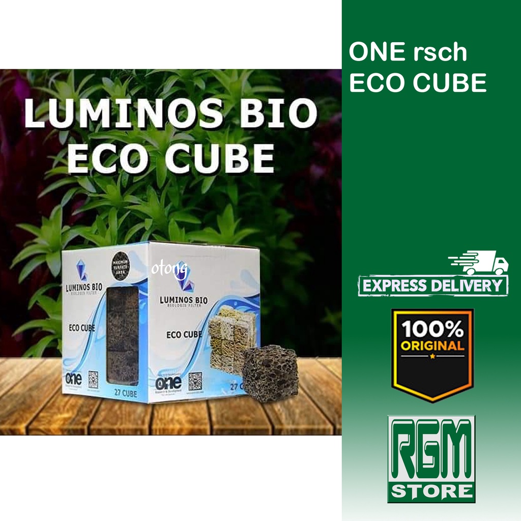 LUMINOS BIO MEDIA FILTER BIOLOGIS ECO CUBE SLICE BLOCK AQUARIUM