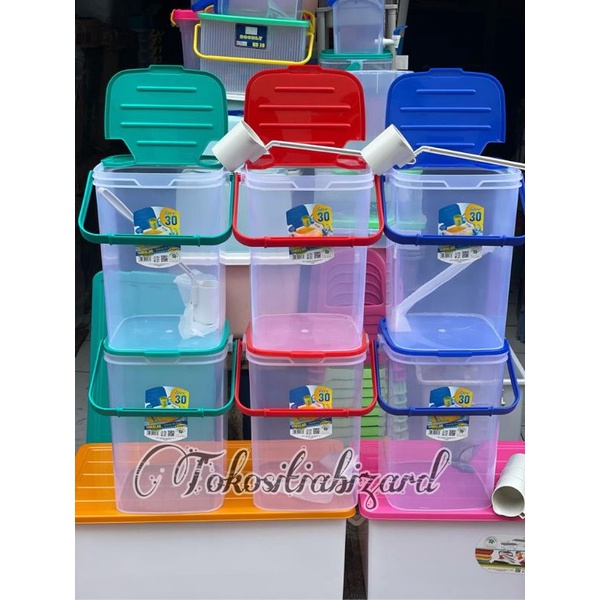 AQUARIUM ES BUAH + GAYUNG 30LITER / TOPLES ES BUAH Green Leaf dan Genoa