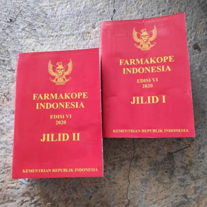 FARMAKOPE EDISI V1 JILID 1 DAN 2