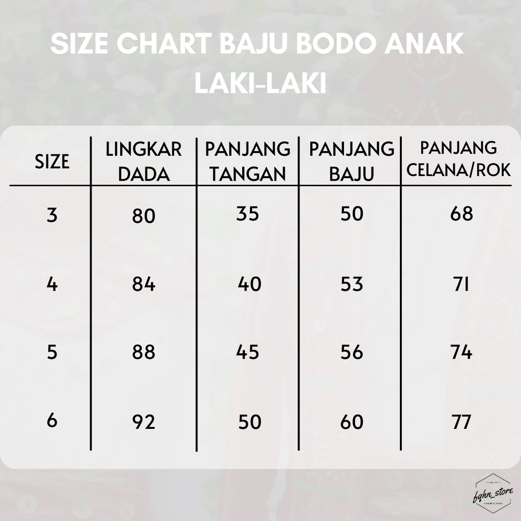 Baju Adat Sulawesi Selatan/baju Bodo Anak Satuan (Laki/Cewe)