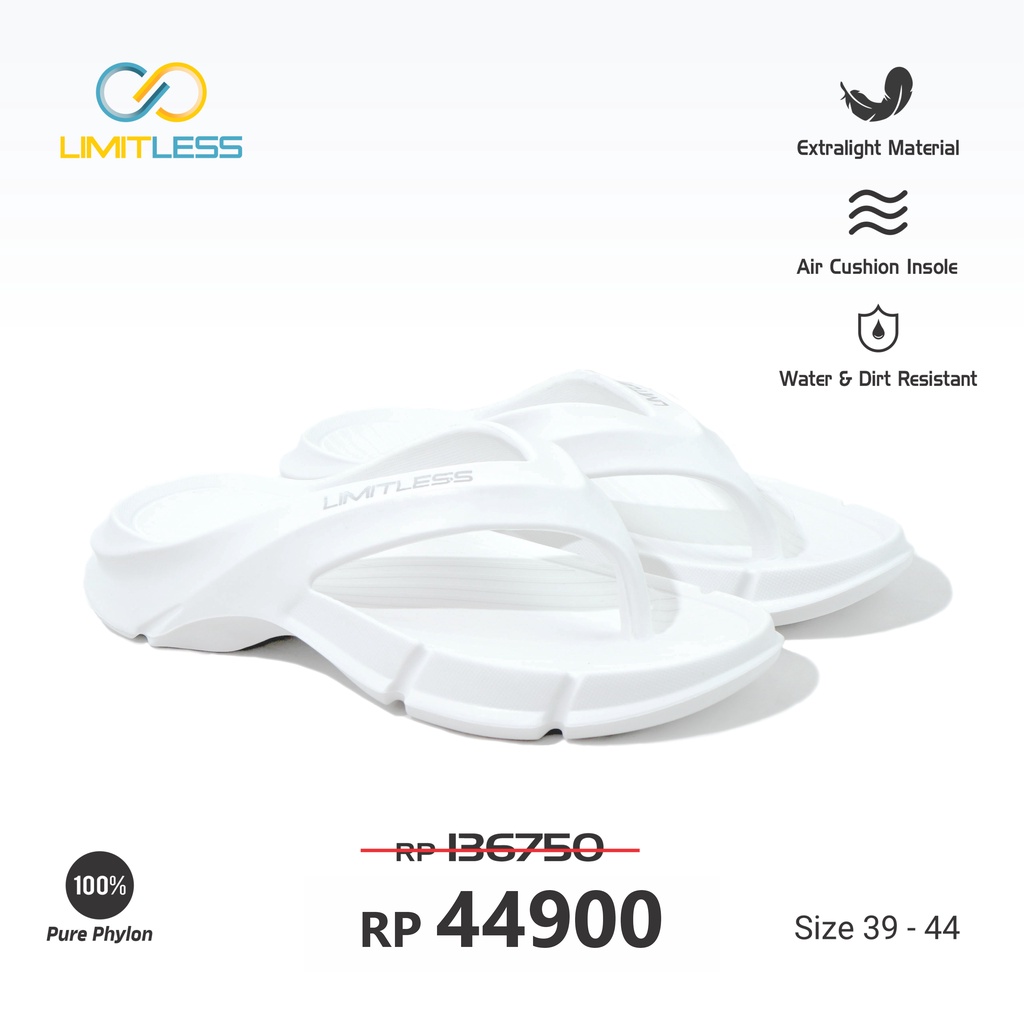 Sandal Jepit Pria Distro Casual Sendal Pria Limitless EVA Empuk Sendal Cowok Fashionable Santai Sandal Laki-Laki