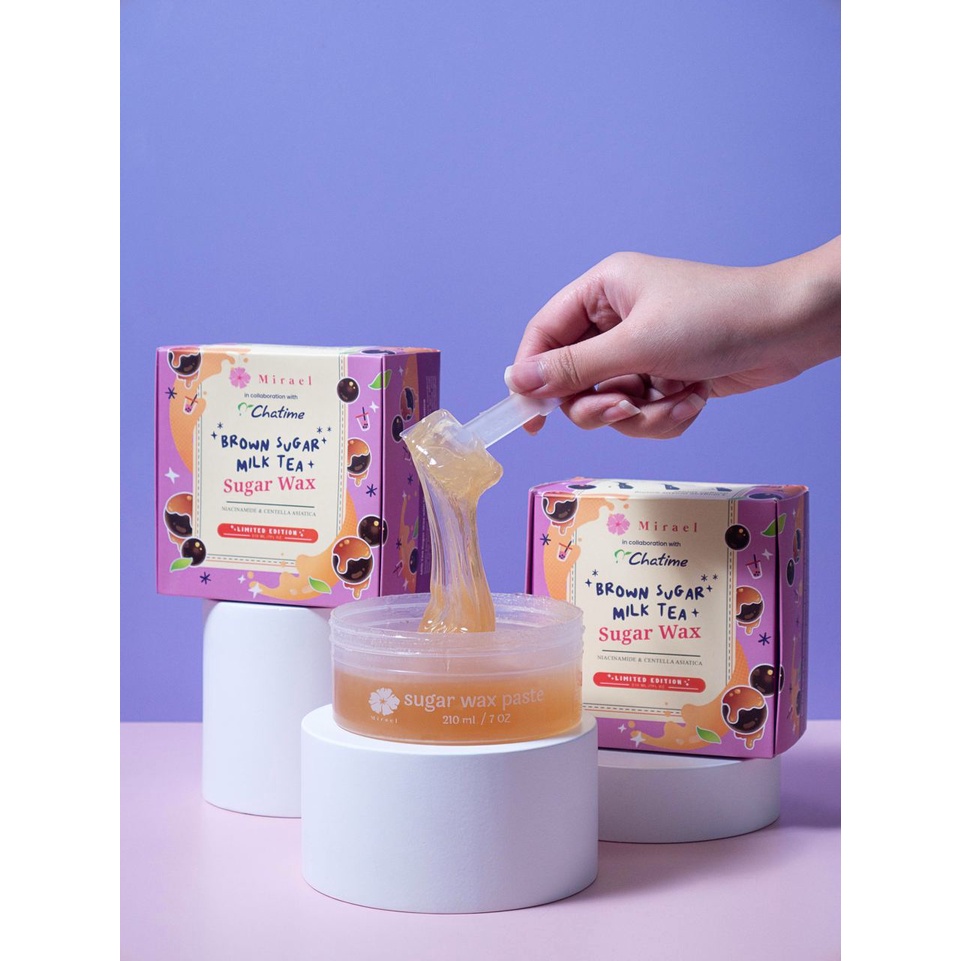 MIRAEL X CHATIME Limited Edition Brown Sugar Milk Tea Sugar Waxing Kit