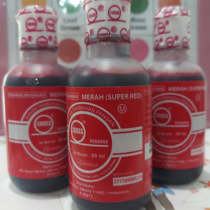 

Pewarna Super Red Cross (Oil Based) 80gr BIG SALE Kode 442